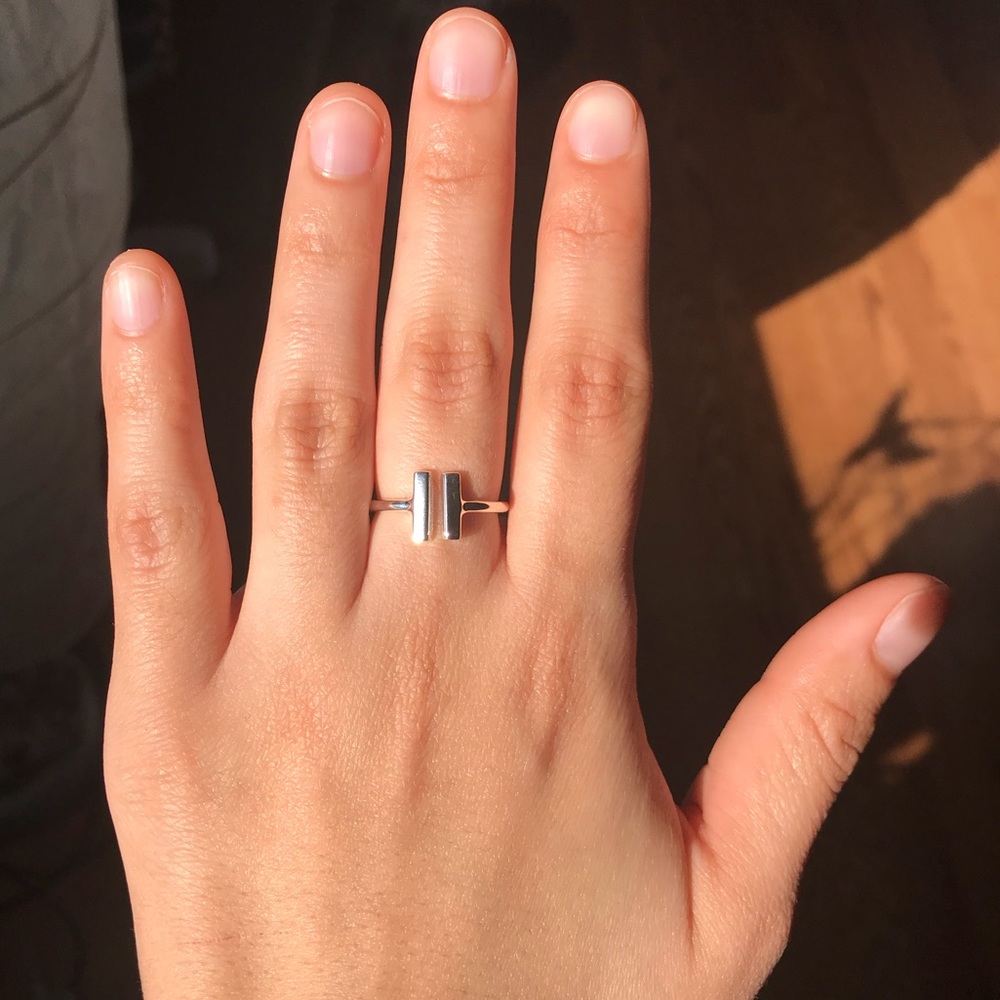 Silver Bar Ring